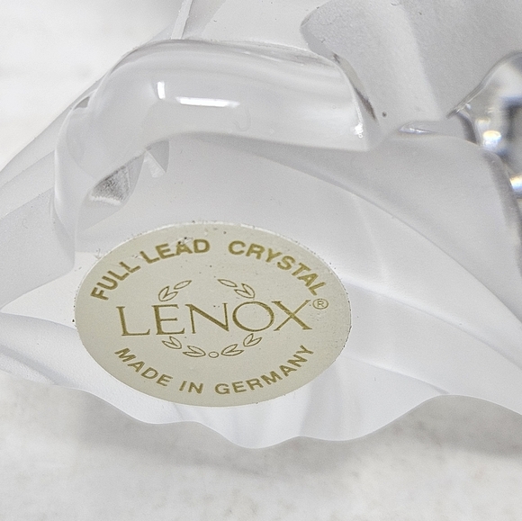 Lenox Crystal Elephant with satin baby - Picture 8 of 11